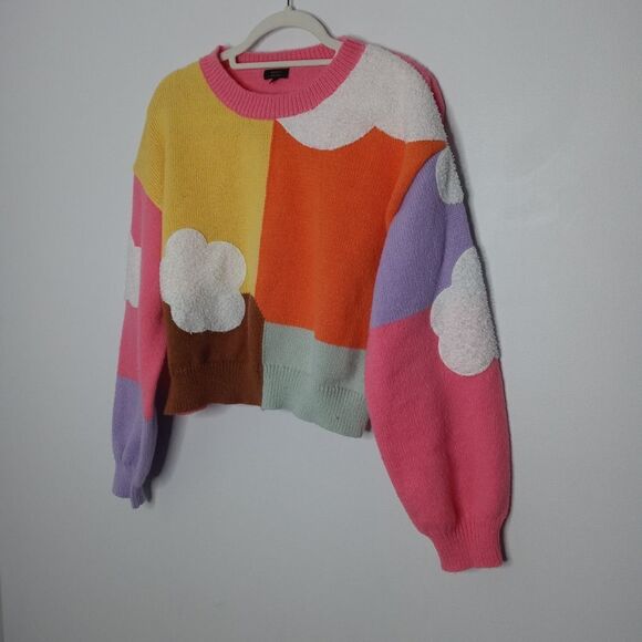 Debut color block sweater size M/L - Picture 2 of 5